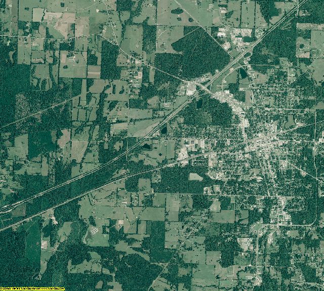 Hempstead County, Arkansas aerial photography