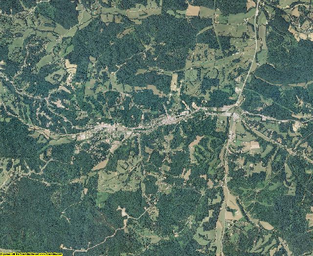 Houston County, Tennessee aerial photography