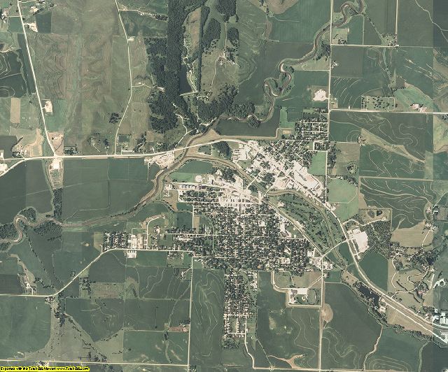Ida County, Iowa aerial photography
