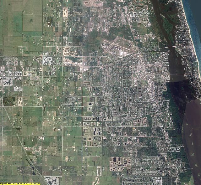 Indian River County, Florida aerial photography