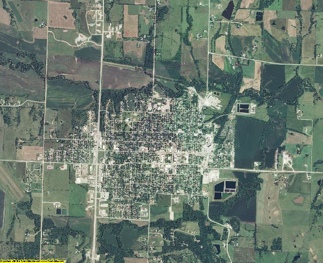 Jackson County, Kansas aerial photography