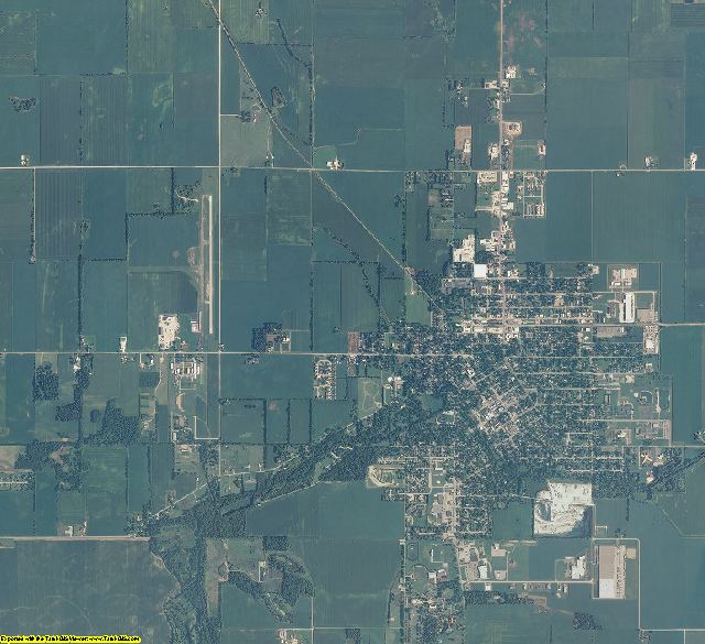 Jasper County, Indiana aerial photography