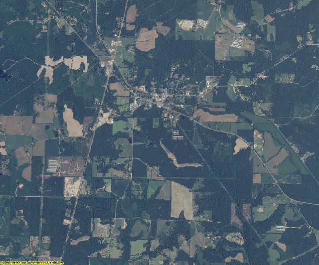 Jefferson Davis County, Mississippi aerial photography