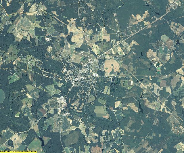 Jefferson County, Georgia aerial photography