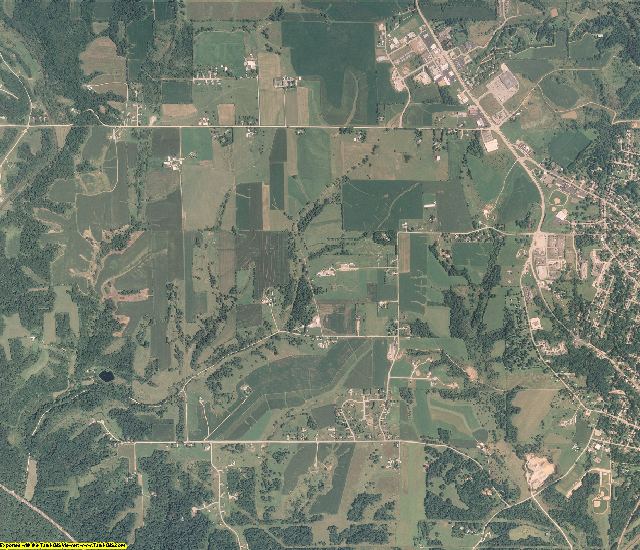 Jo Daviess County, Illinois aerial photography