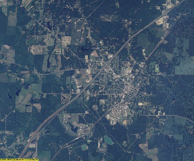 Jones County, Mississippi aerial photography