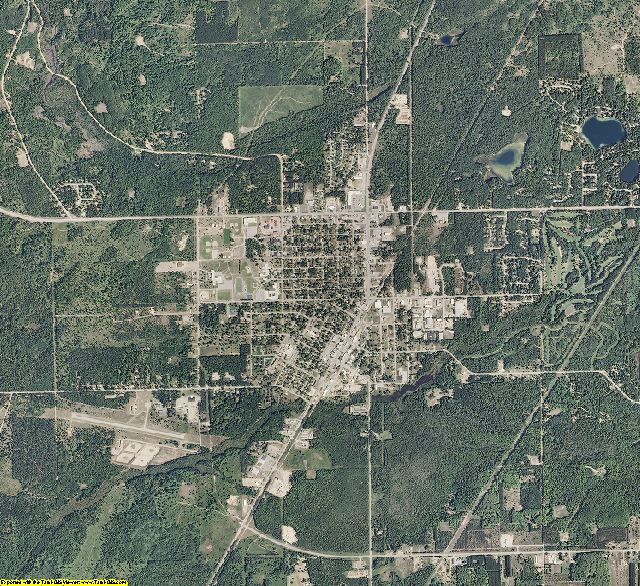 Kalkaska County, Michigan aerial photography