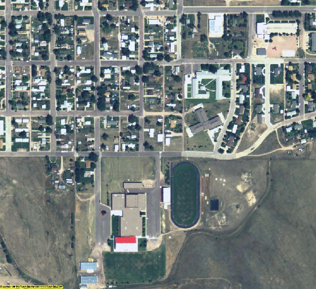 Kimball County, NE aerial photography detail
