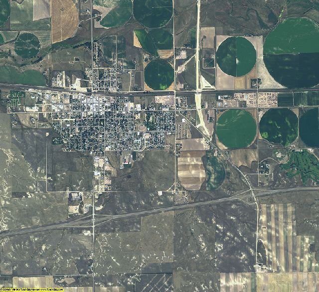 Kimball County, Nebraska aerial photography