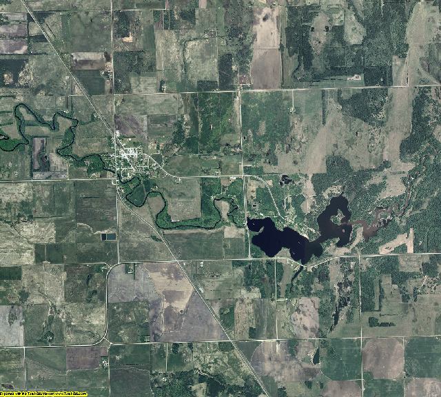 Kittson County, Minnesota aerial photography
