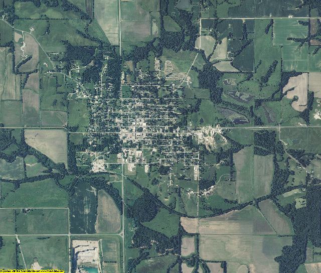 Knox County, Missouri aerial photography