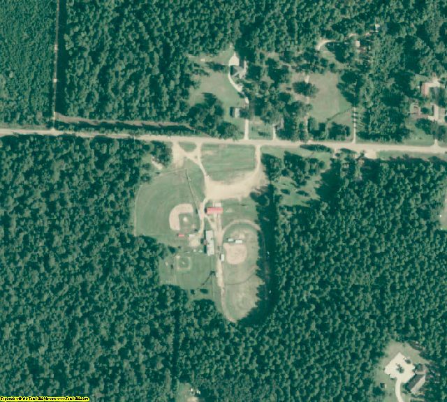 Lafayette County, AR aerial photography detail