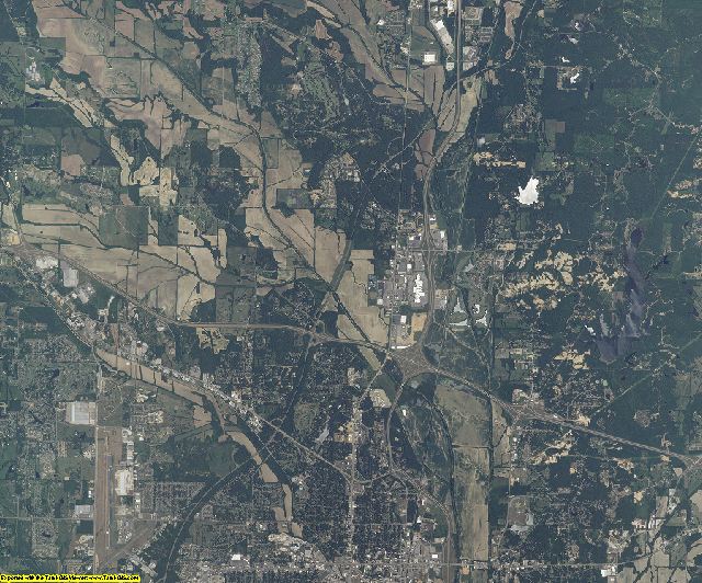 Lee County, Mississippi aerial photography