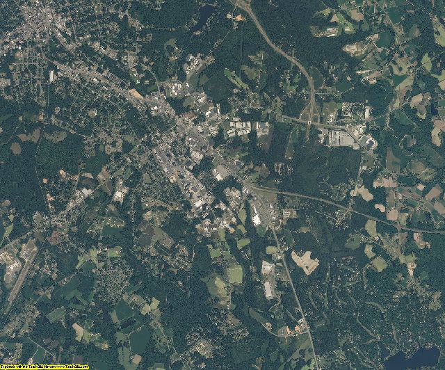 Lee County, North Carolina aerial photography