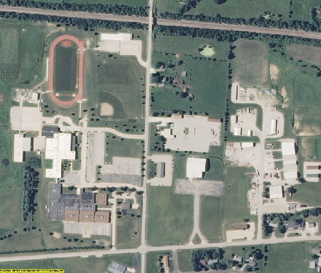 Linn County, MO aerial photography detail