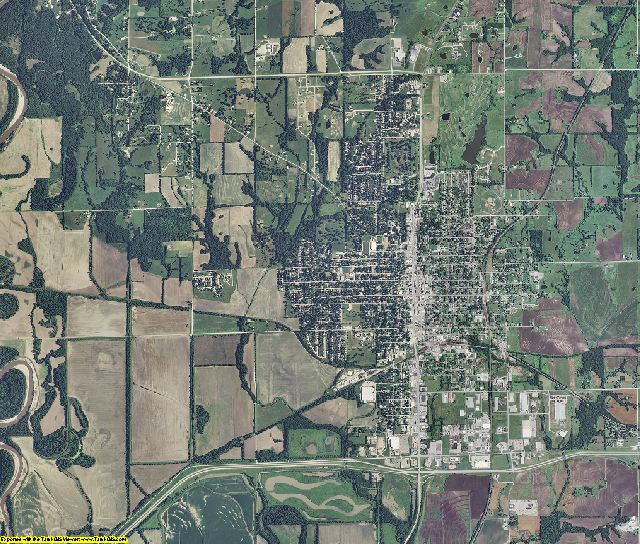 Livingston County, Missouri aerial photography