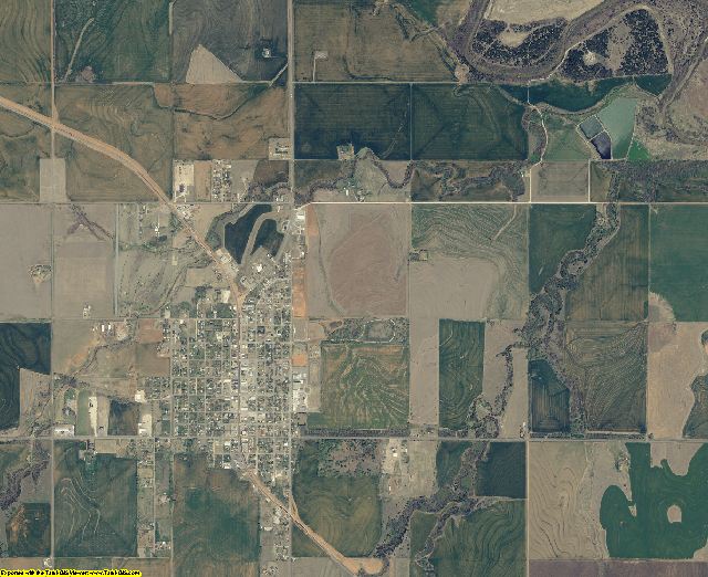 Major County, Oklahoma aerial photography