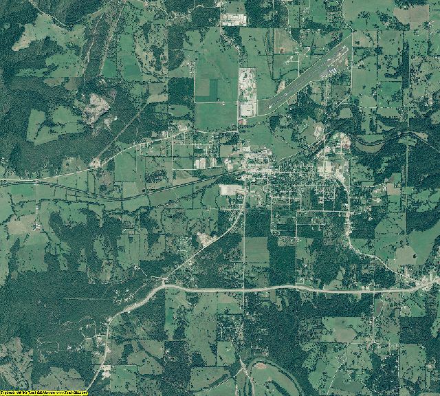 Marion County, Arkansas aerial photography