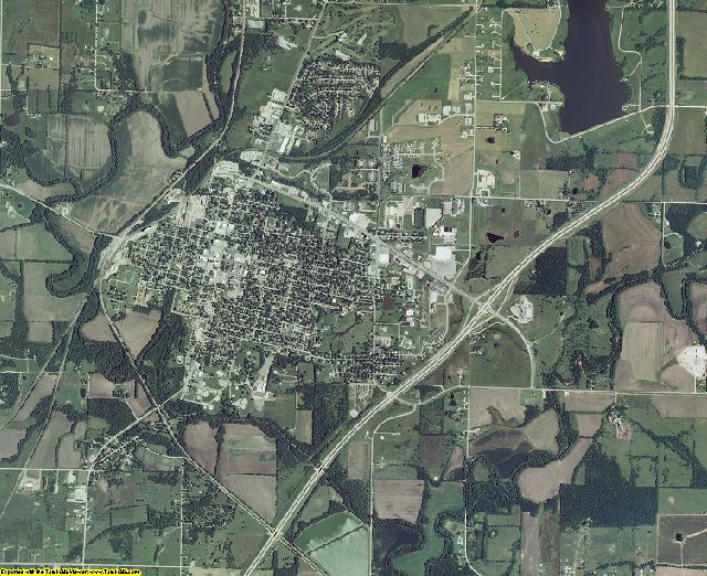Miami County, Kansas aerial photography