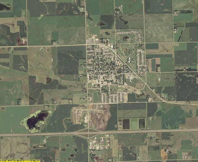 Minnehaha County, South Dakota aerial photography