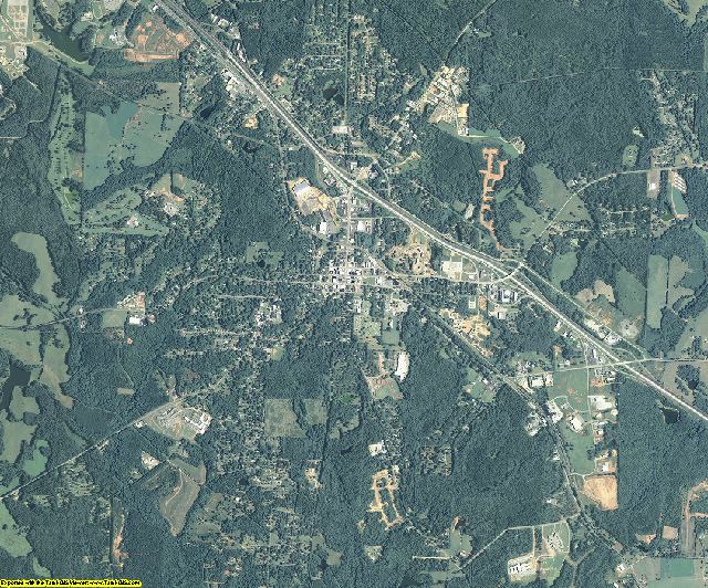 Monroe County, Georgia aerial photography