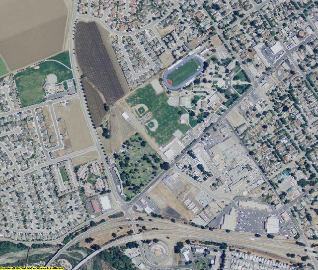Monterey County, CA aerial photography detail