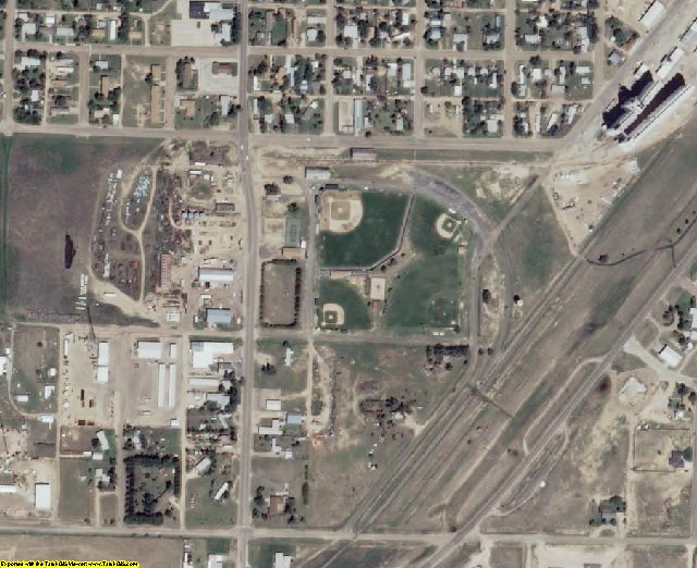 Morton County, KS aerial photography detail