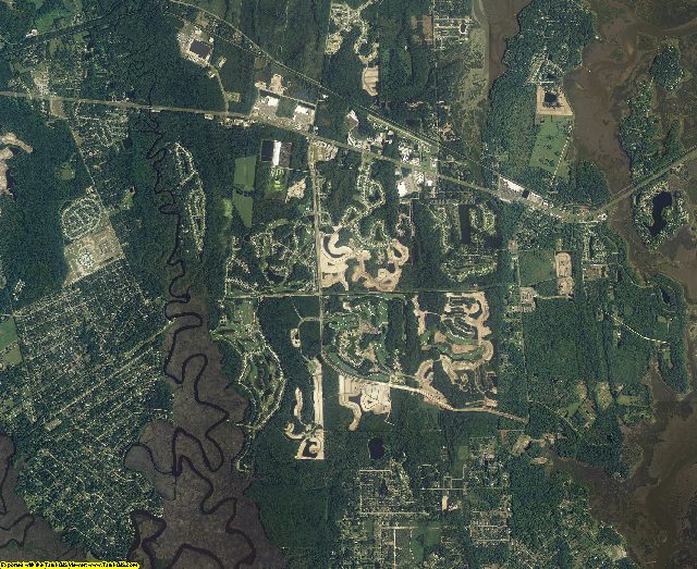 Nassau County, Florida aerial photography