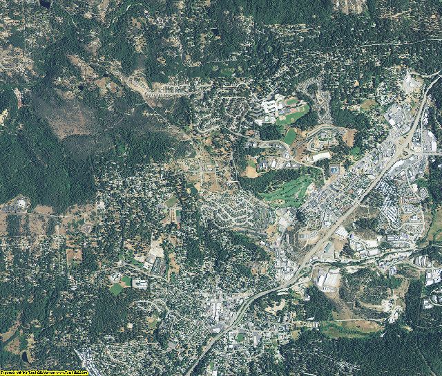 Nevada County, California aerial photography