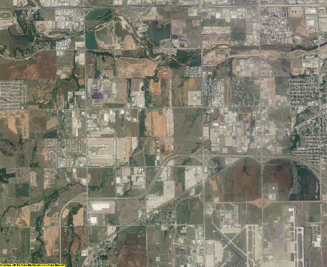 Oklahoma County, Oklahoma aerial photography
