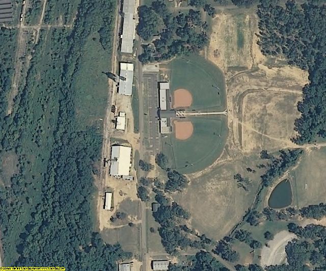 Pike County, MS aerial photography detail