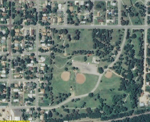 Pratt County, KS aerial photography detail