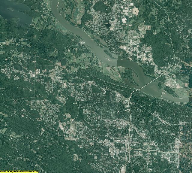 Pulaski County, Arkansas aerial photography