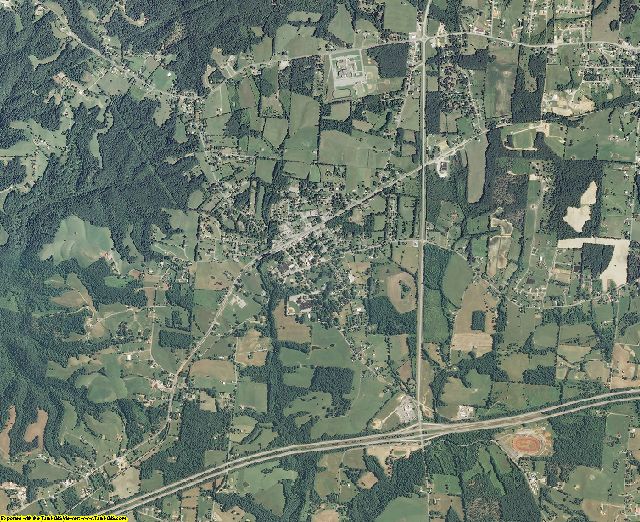 Putnam County, Tennessee aerial photography