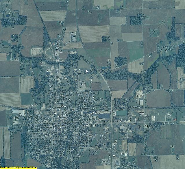 Randolph County, Indiana aerial photography
