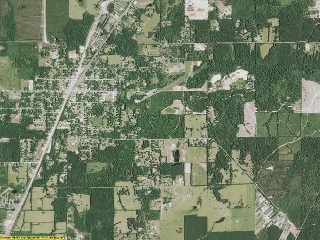 Rapides County, Louisiana aerial photography