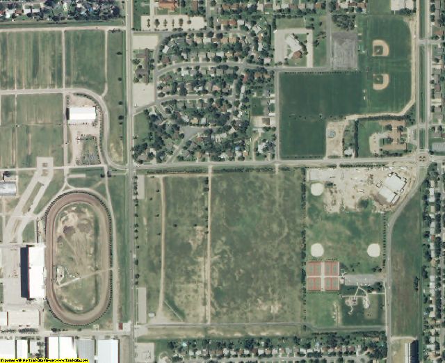 Reno County, KS aerial photography detail