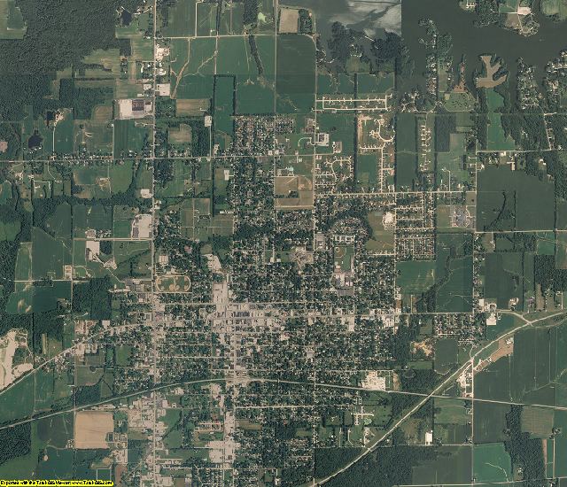 Richland County, Illinois aerial photography