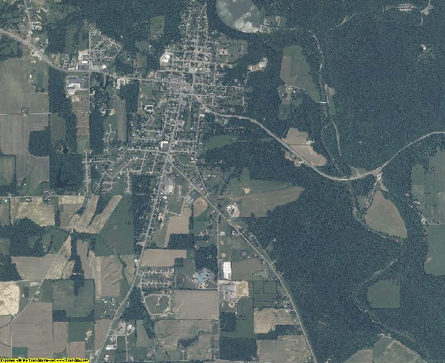 Ripley County, Indiana aerial photography