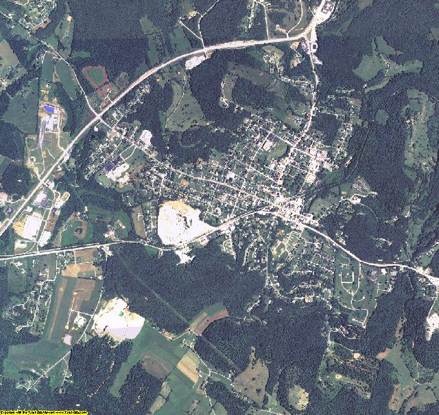 Rockcastle County, Kentucky aerial photography