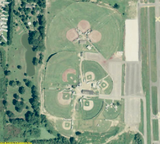 Saline County, AR aerial photography detail