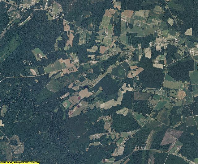 Sampson County, North Carolina aerial photography