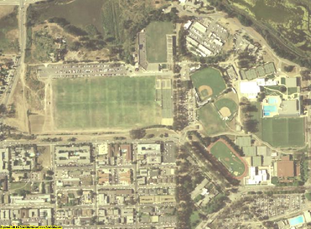 Santa Barbara County, CA aerial photography detail