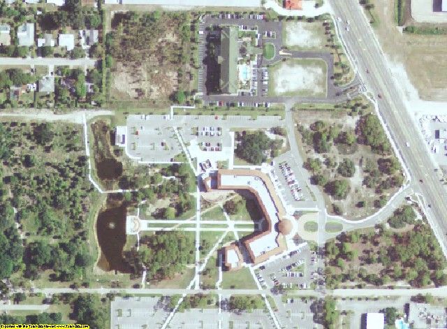 Sarasota County, FL aerial photography detail