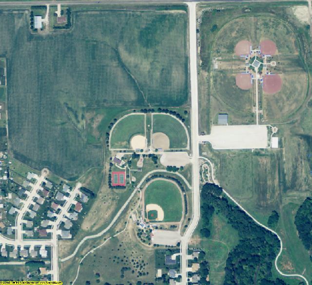 Seward County, NE aerial photography detail