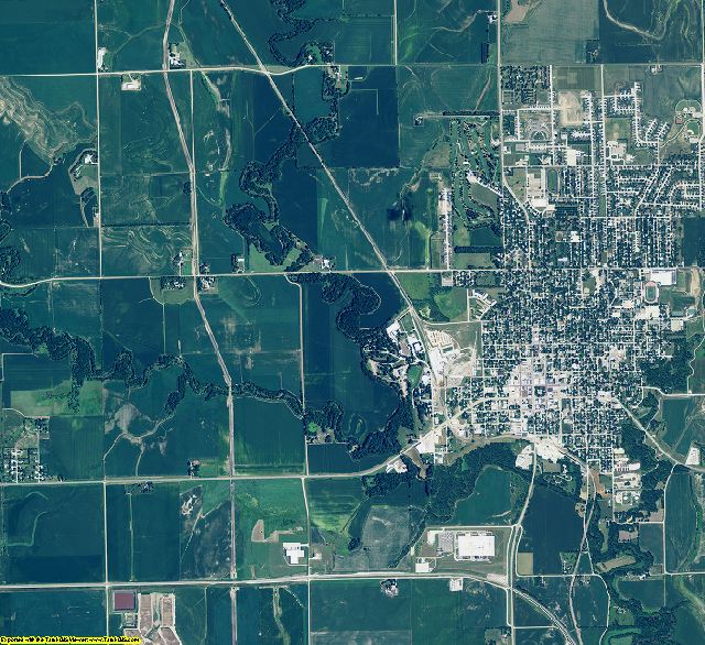 Seward County, Nebraska aerial photography