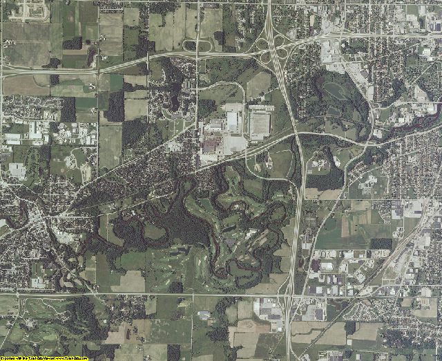 Sheboygan County, Wisconsin aerial photography