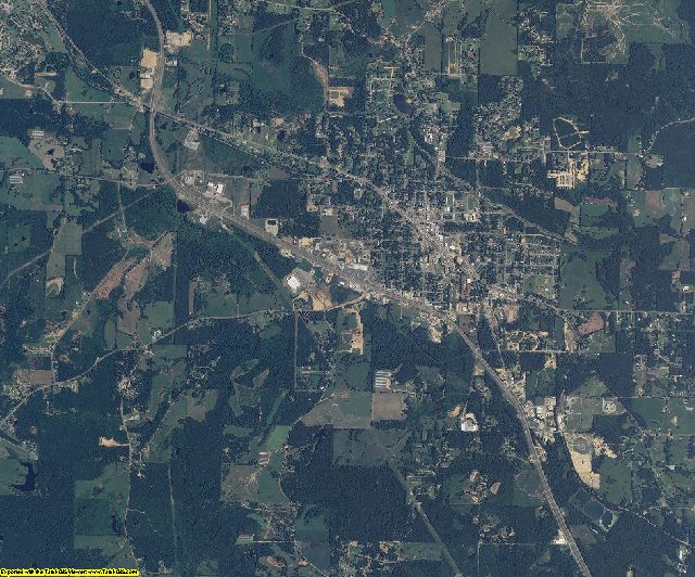 Simpson County, Mississippi aerial photography