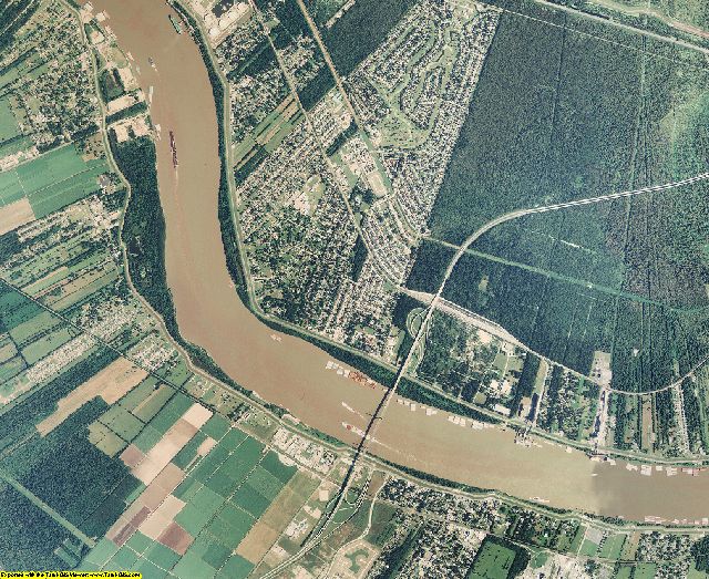 St. Charles County, Louisiana aerial photography
