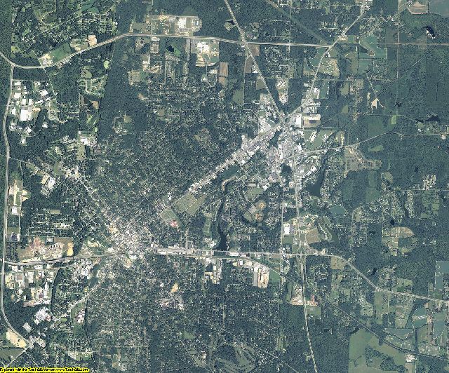 Thomas County, Georgia aerial photography